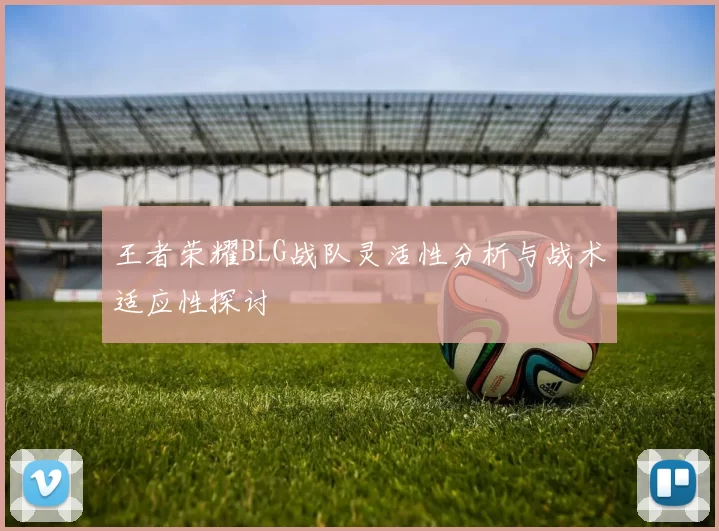 王者荣耀BLG战队灵活性分析与战术适应性探讨